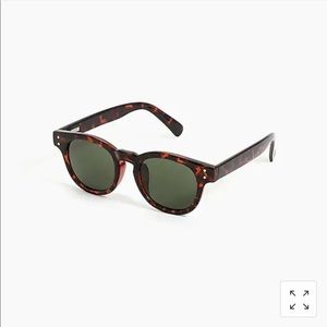 J. Crew unisex tortoiseshell sunglasses